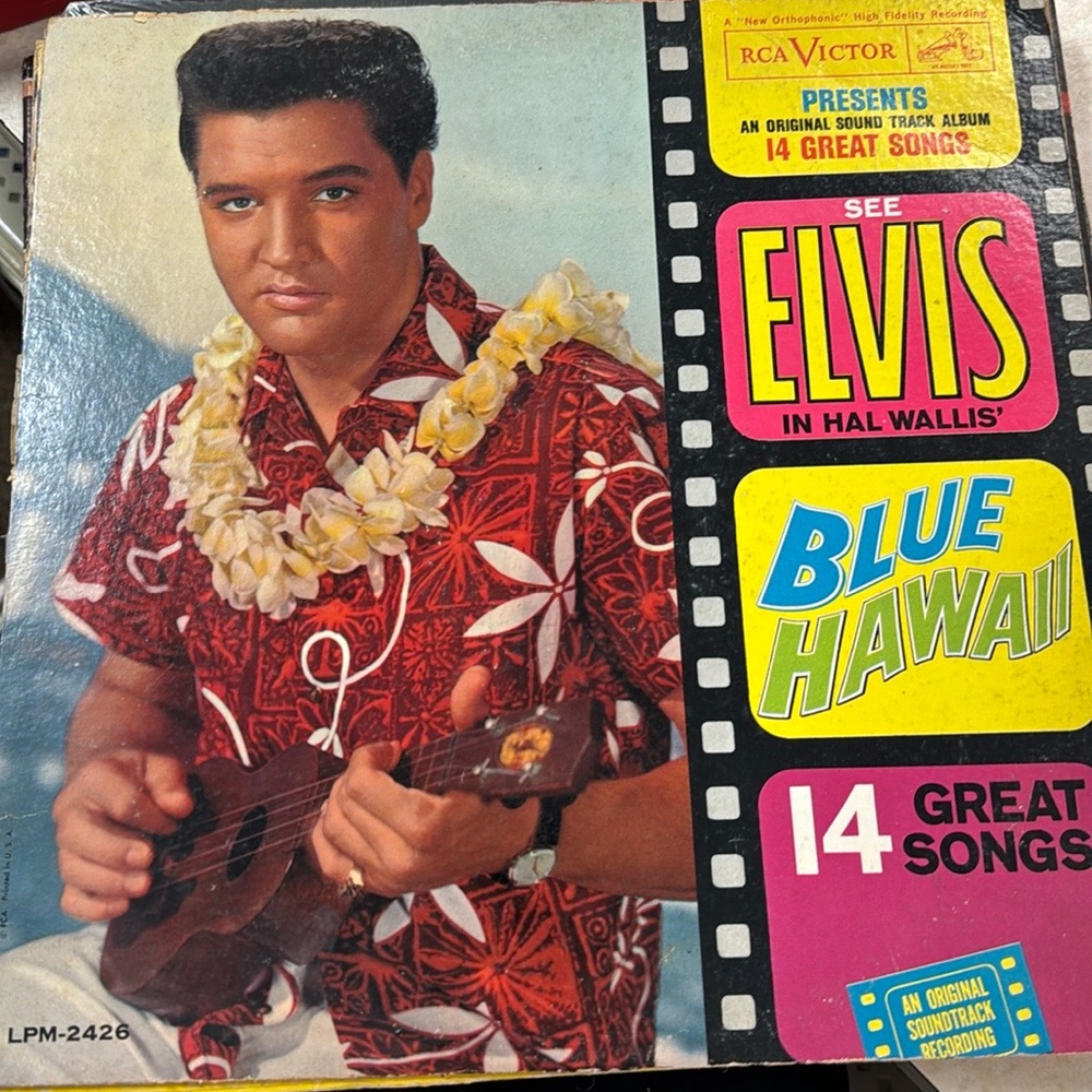 Elvis vinyl record